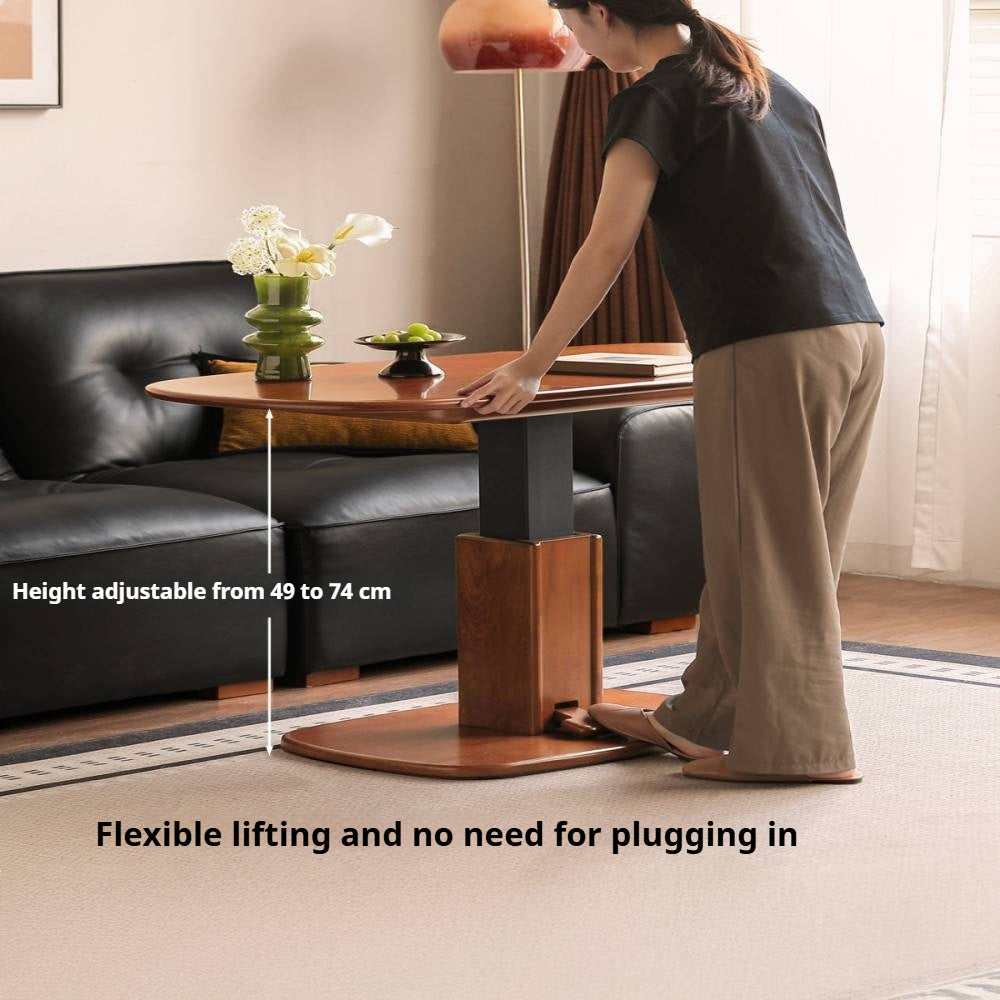 Poplar Solid Wood Ancient Style Elevating Tea Table