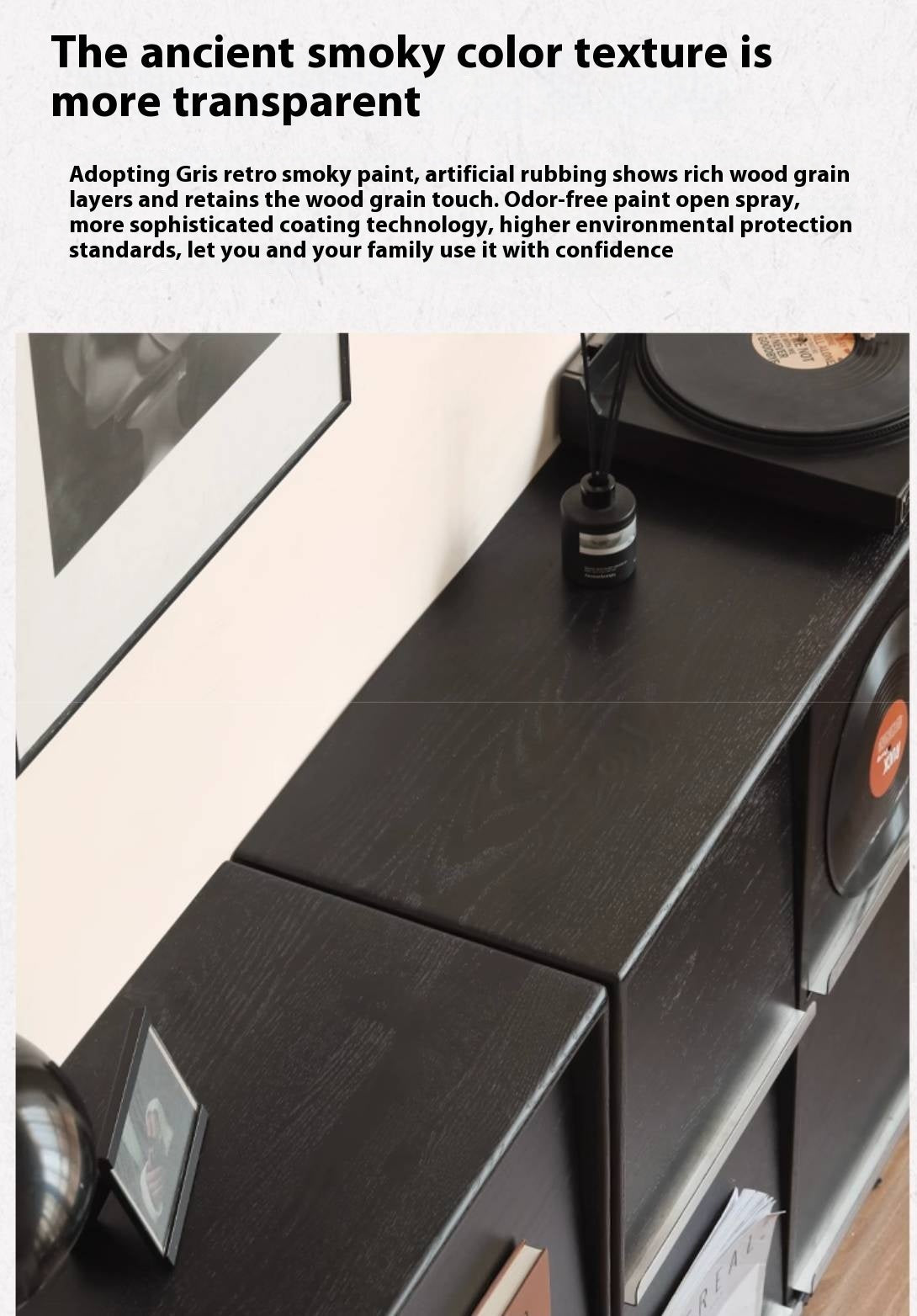 Oak Solid Wood Bauhaus Bookcase Module Combination