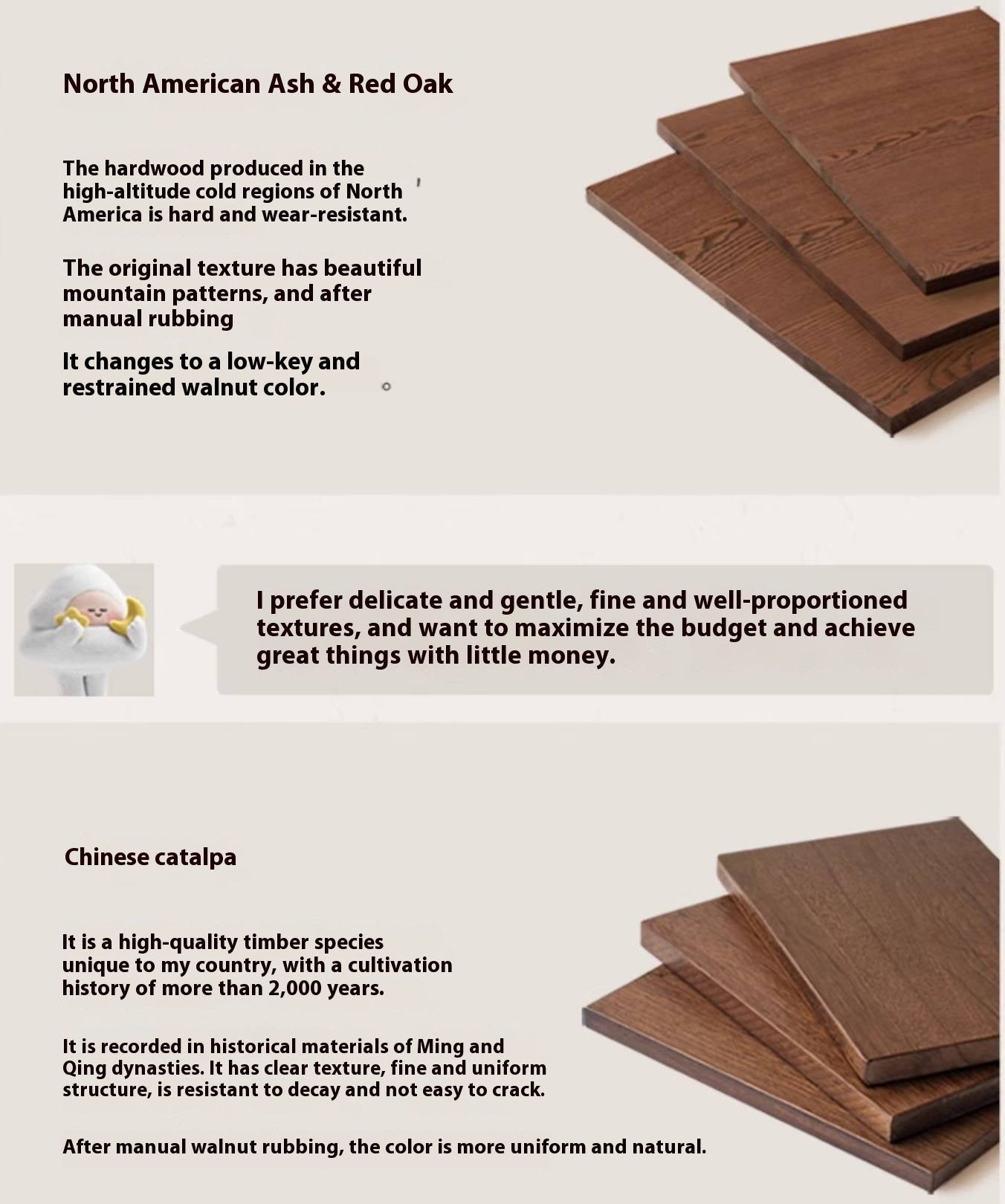 Black Walnut Solid Wood Coffee Table