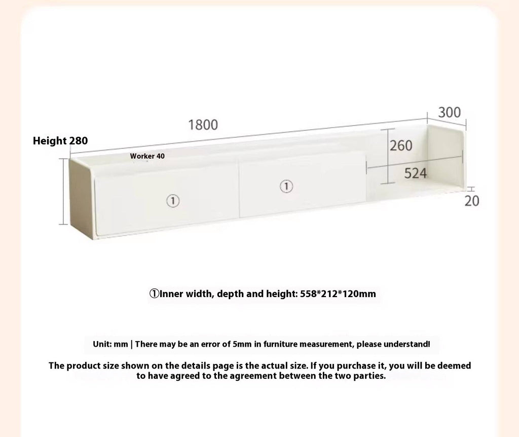 Solid Rubberwood, Oak Solid Wood Scandinavian TV Stand