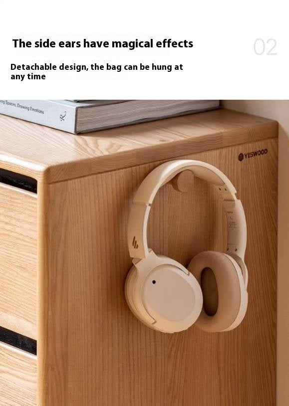 Ash Solid Wood Modern Multi-function Dressing Table