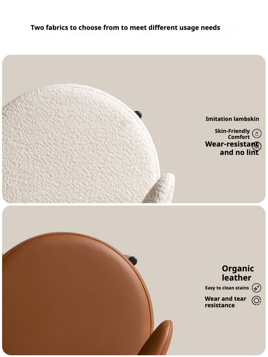 Fabric, Leather Bauhaus Style Chair