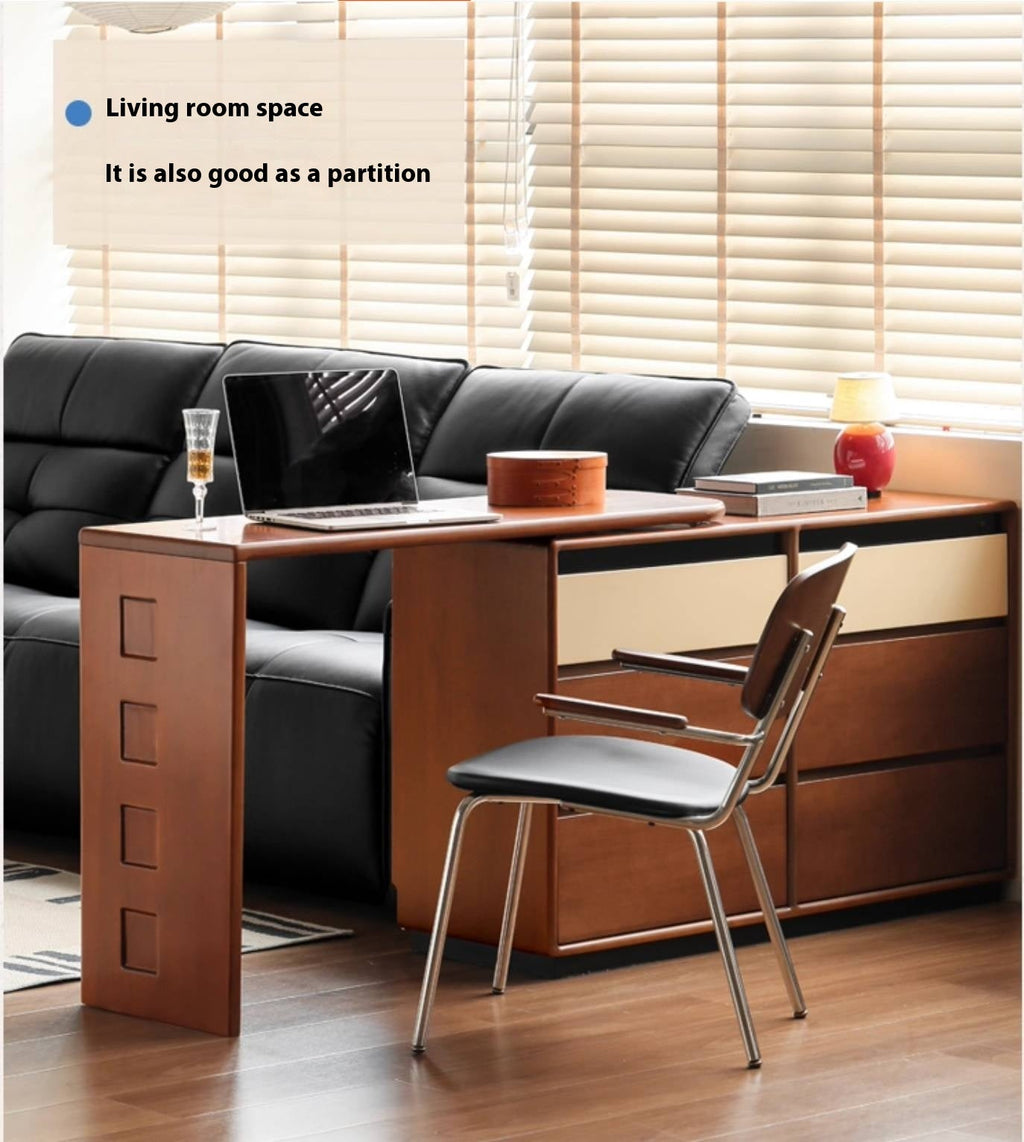 Poplar Solid Wood Bauhaus Style Dressing Table