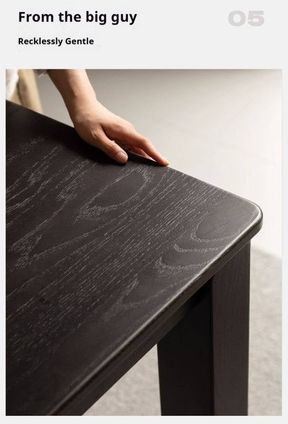 Oak, Ash Solid Wood Dining Table Modern and Simple
