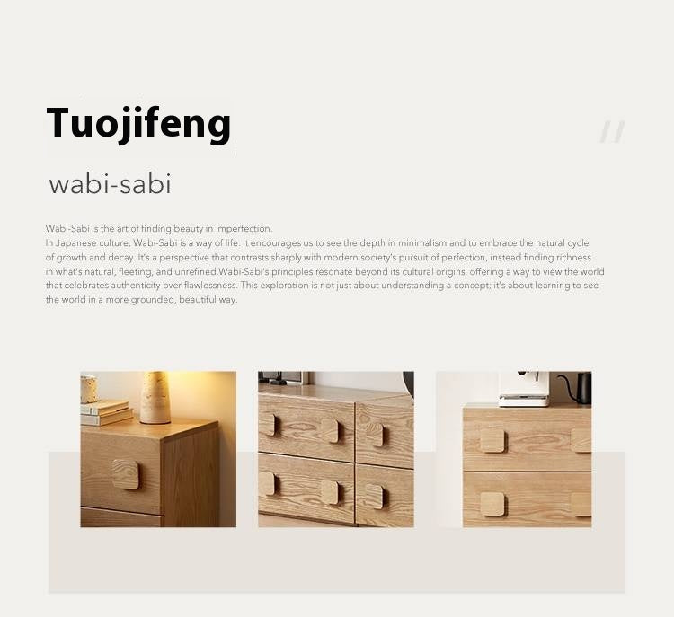 Ash Solid Wood Floor-Standing Module Combination TV Stand