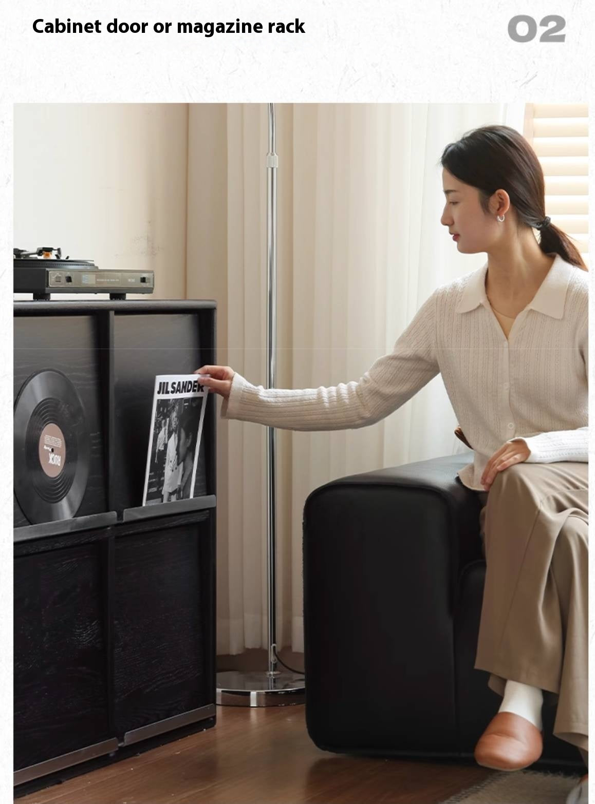 Oak Solid Wood Bauhaus Bookcase Module Combination