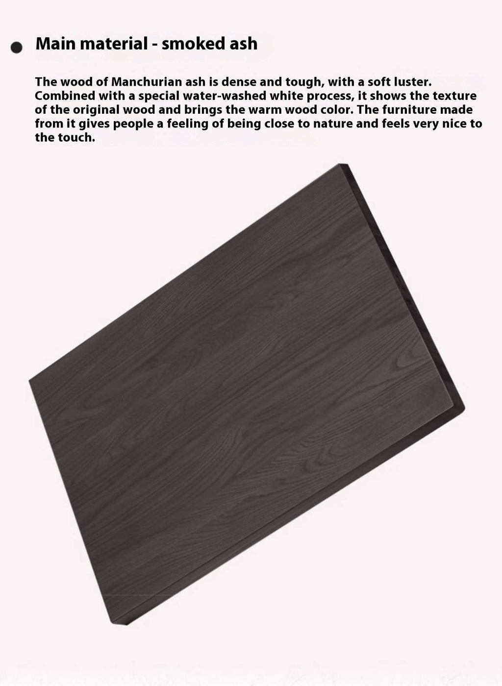 Ash Solid Wood Antique Style Soft Armchair