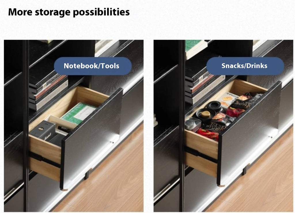 Oak Solid Wood Bauhaus Style Bookcase