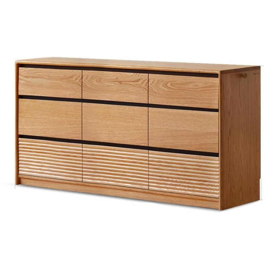 Oak Solid Wood Modern Drawer Cabinet