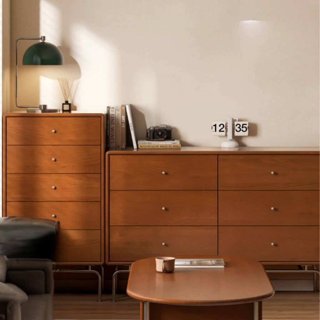 Poplar Solid Wood Ancient Style Wall Drawer Cabinet