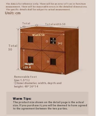 Poplar Solid Wood Modular TV Stand In Antique Style