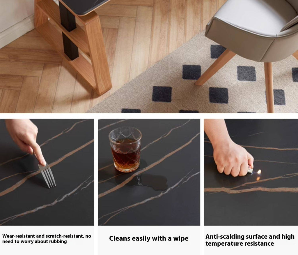 Oak Solid Wood Dual Electric Lifted Office Desk