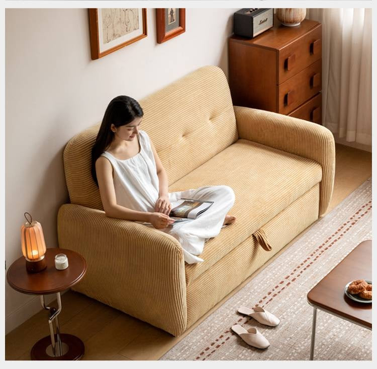 Fabric Retractable Modern Sofa Bed