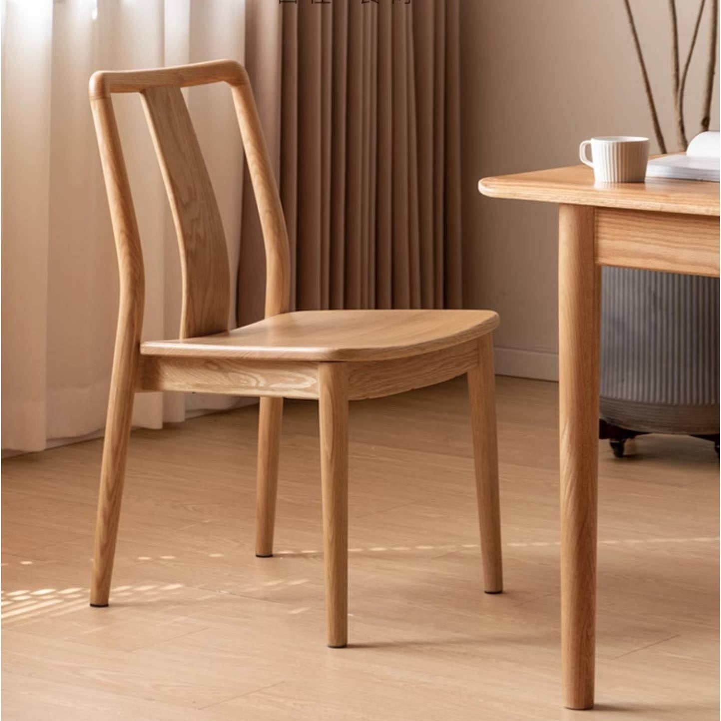 Oak Solid Wood New Chinese Style Dining Chair