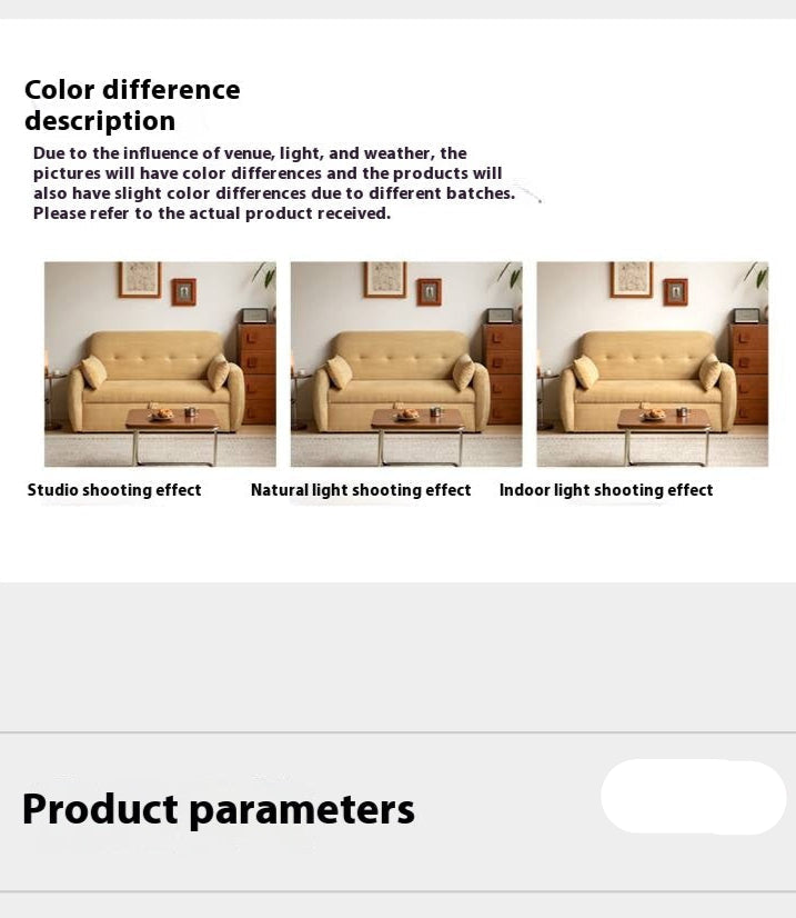 Fabric Retractable Modern Sofa Bed