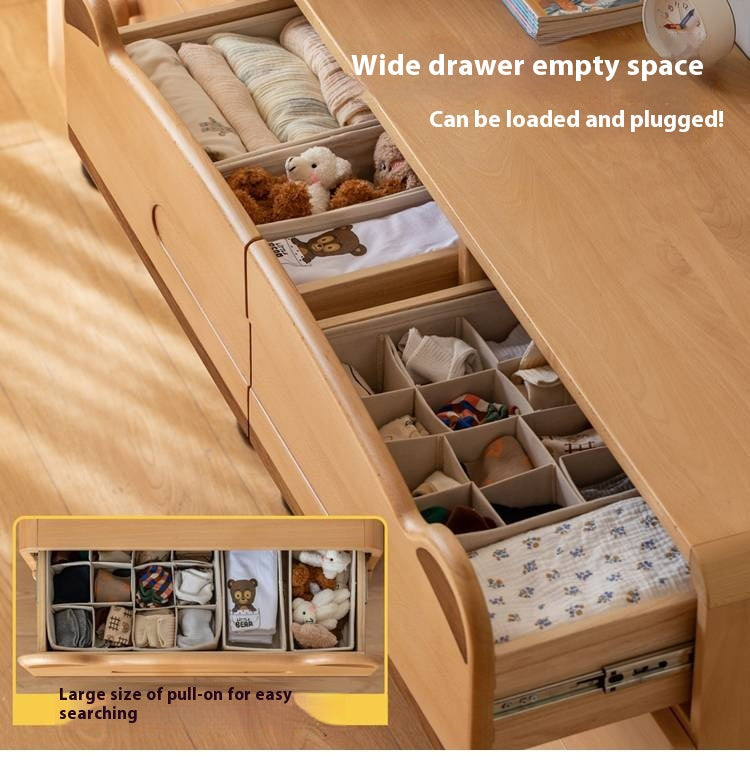 Beech Solid Wood Childrens Drawer