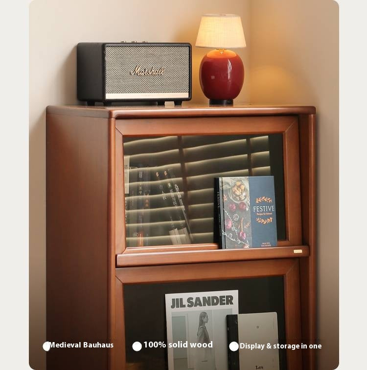 Poplar Solid Wood Ancient Style Side Cabinet