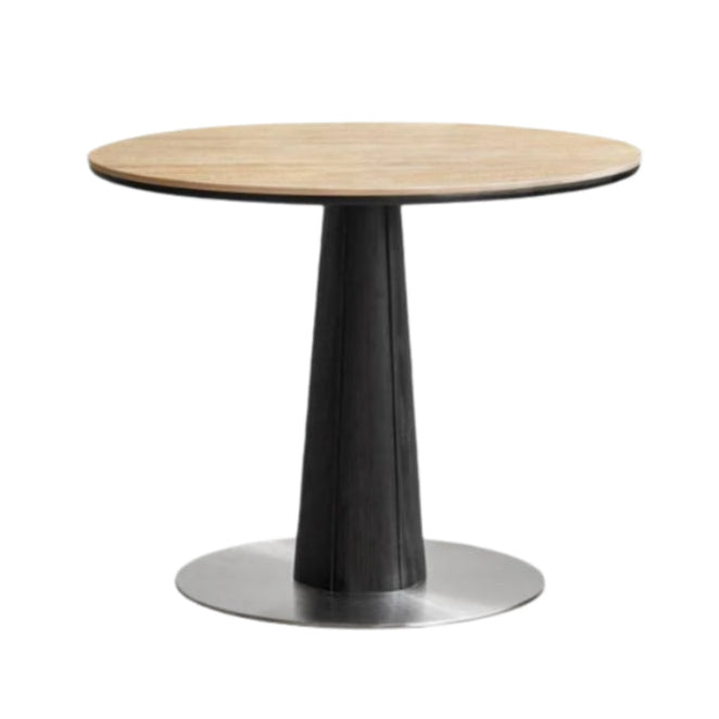 Oak Solid Wood Bauhaus Rock Plate Dining Table