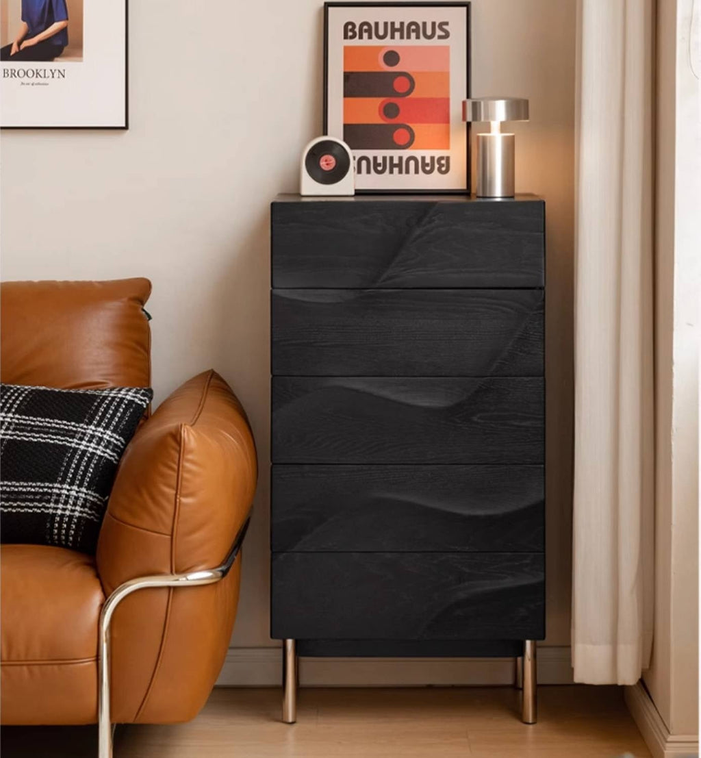 Oak Solid Wood Bauhaus Chest of Drawers