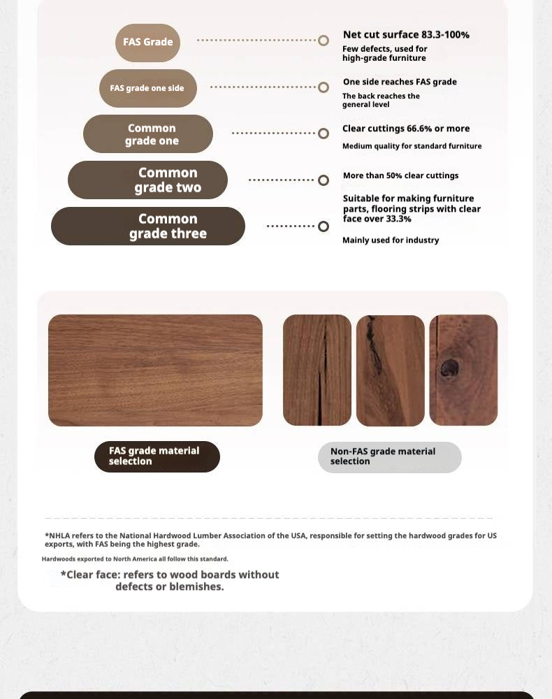 Black Walnut Solid Wood Dining Table