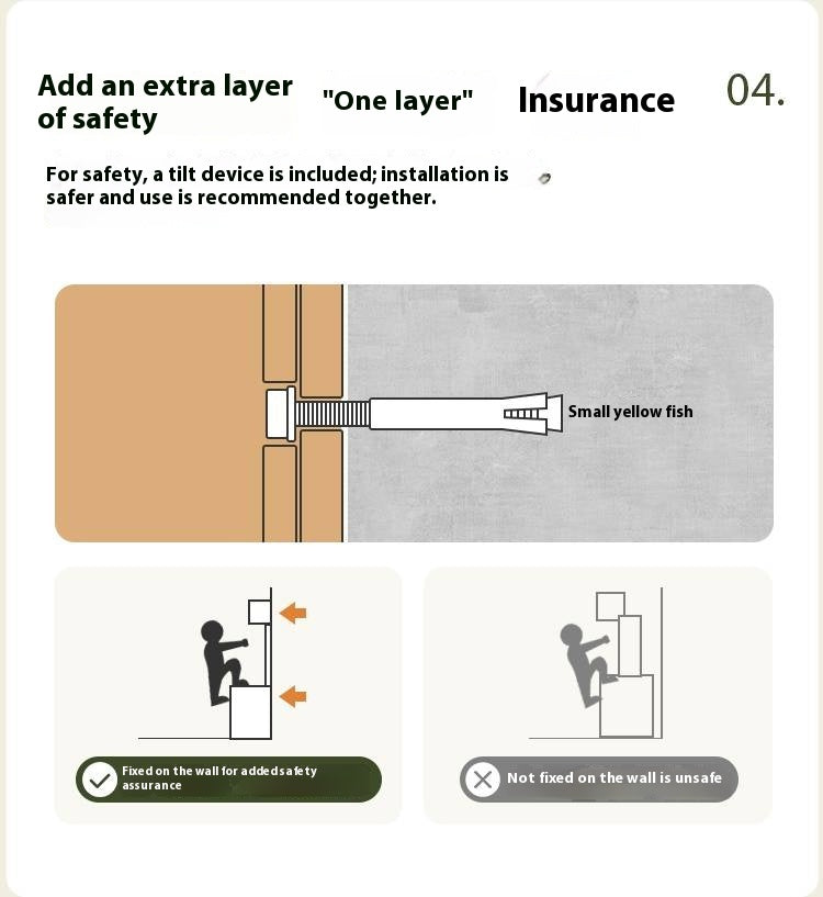 Cherry Solid Wood Middle Ancient Style Bookcase