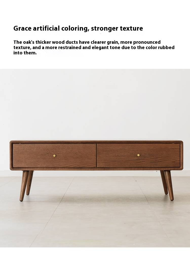 Oak Solid Wood Nordic Modern Style Coffee Table